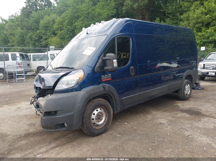 Vin: 3c6trvdg4le127828, lot: 46056647, ram promaster 2500 high roof 159 wb 20202