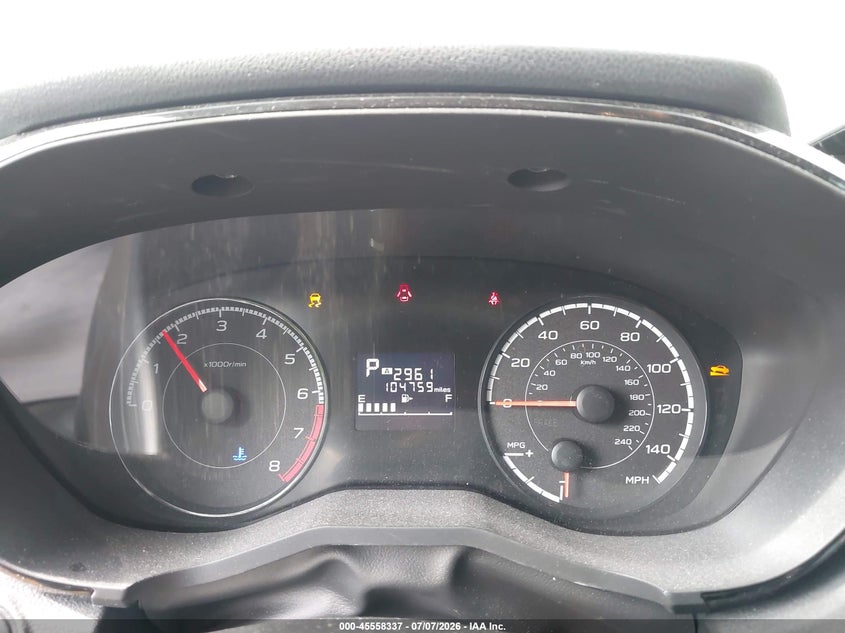 2019 Subaru Crosstrek 2.0I VIN: JF2GTAAC0KH205022 Lot: 45558337