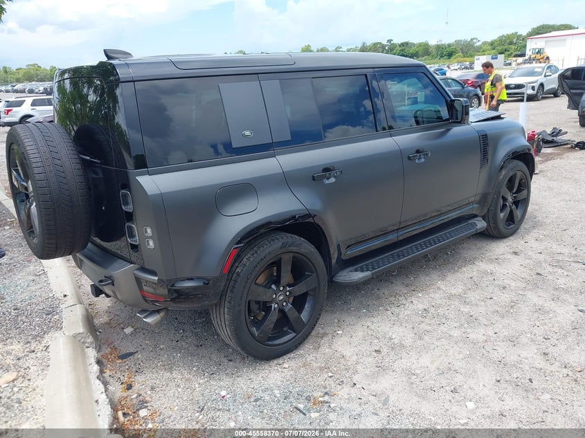 Vin: saleweee1r2314594, lot: 46056699, land rover defender 110 p525 carpathian edition 20244