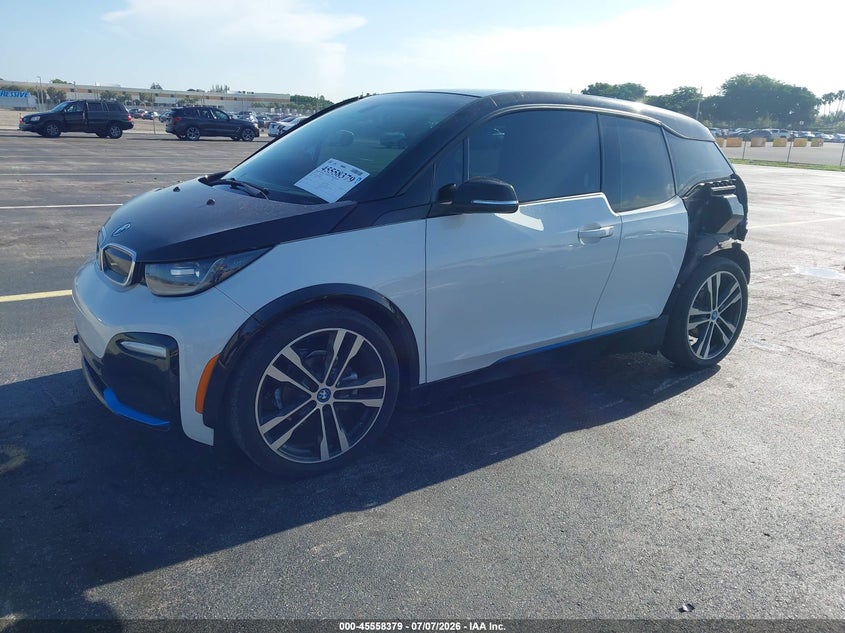 Vin: wby7z8c59jvb87531, lot: 46056708, bmw i3s 94ah w/range extender 20182