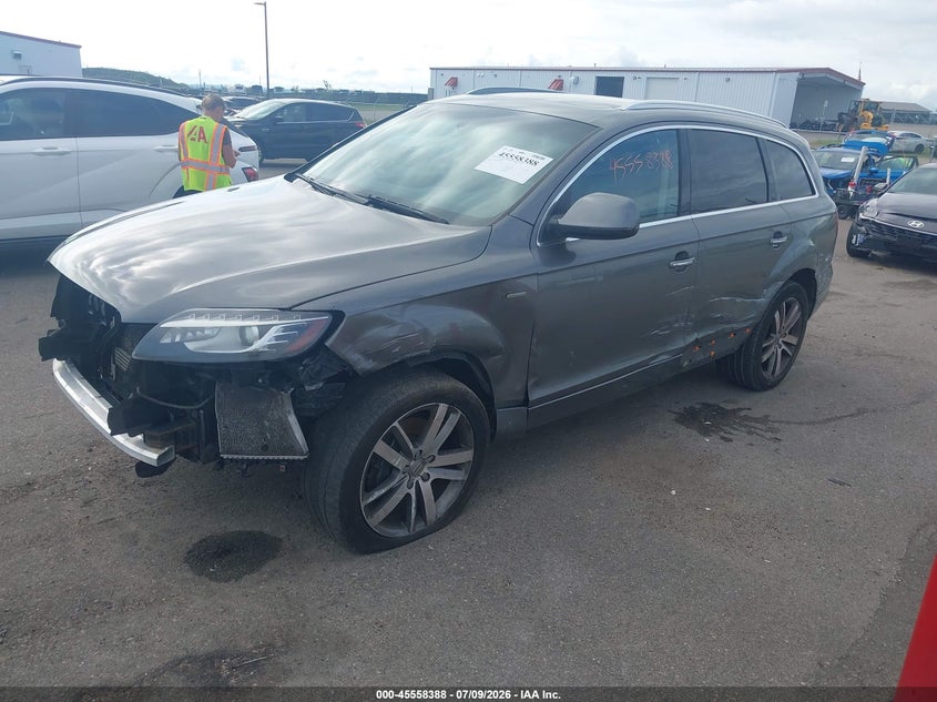 Vin: wa1lgafe5ed011877, lot: 46056717, audi q7 3.0t premium 20142