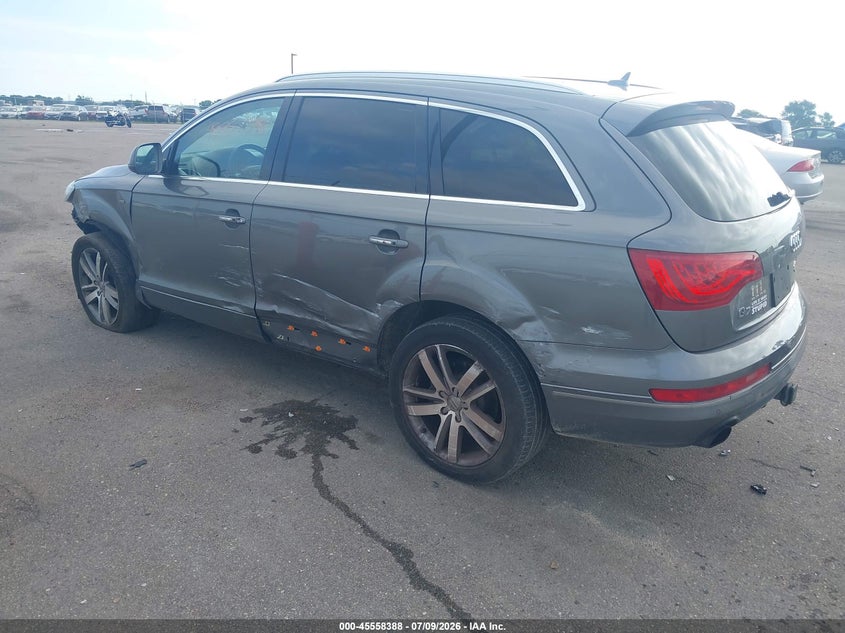 Vin: wa1lgafe5ed011877, lot: 46056717, audi q7 3.0t premium 20143