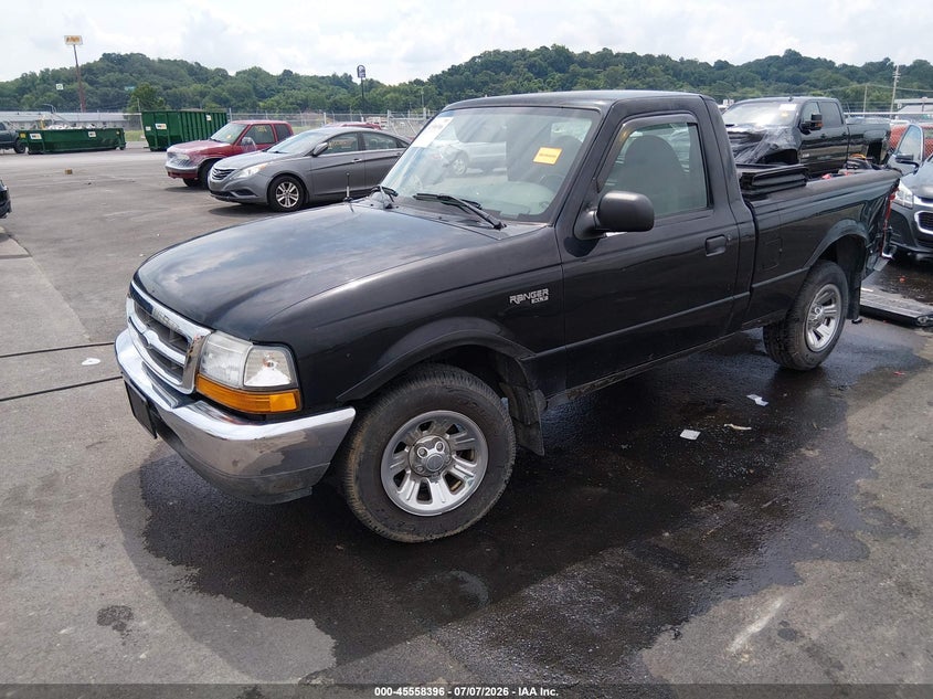 2000 Ford Ranger, Right Side, IAAI, VIN 1FTYR10C8YPB77245 — photo 2