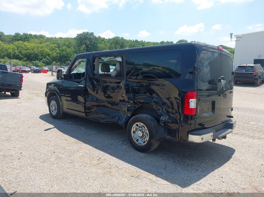 Vin: 5bzaf0aa4fn850655, lot: 46056726, nissan nv passenger nv3500 hd sl v8 20153