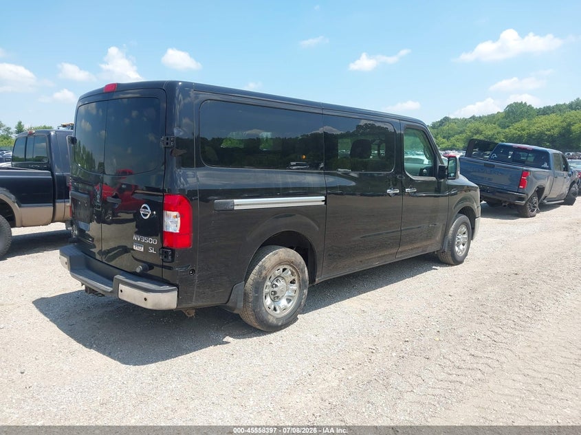 Vin: 5bzaf0aa4fn850655, lot: 46056726, nissan nv passenger nv3500 hd sl v8 20154