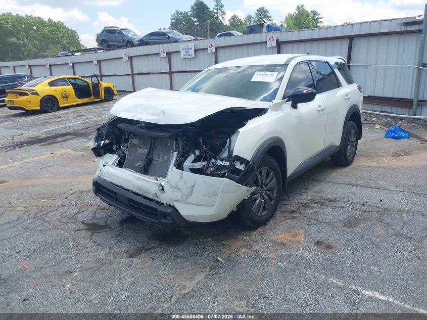 Vin: 5n1dr3aa0sc214290, lot: 46056735, nissan pathfinder s fwd 20252