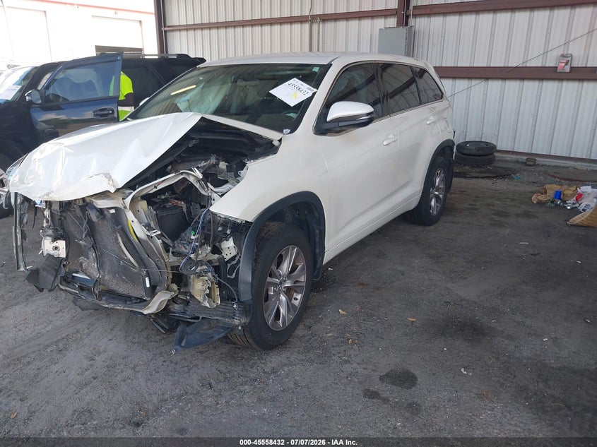 Vin: 5tdzkrfh7gs125121, lot: 46056761, toyota highlander le plus v6 20162
