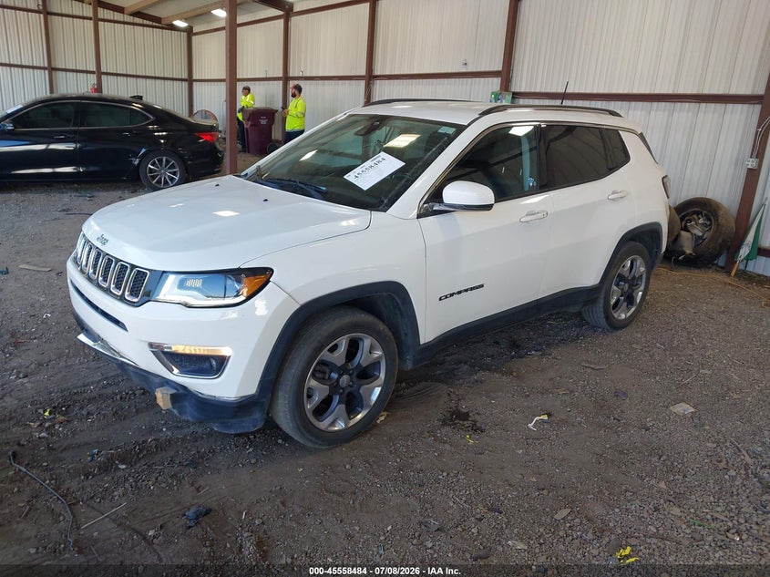 2018 Jeep Compass, Удар спереди, IAAI, VIN 3C4NJCCB4JT358479 — фото 2