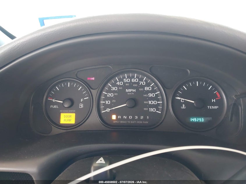 2000 Chevrolet Venture Plus VIN: 1GNDU03E1YD111617 Lot: 45558502