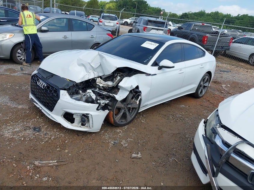 Vin: waufacf59ma019199, lot: 46056842, audi a5 sportback premium plus 45 tfsi quattro s tronic 20212