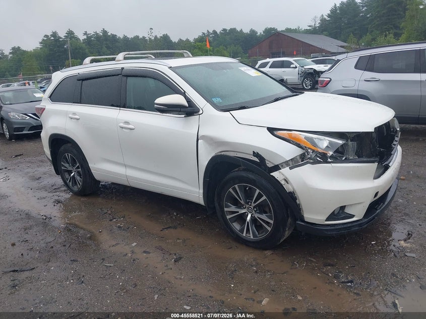 Vin: 5tdjkrfh9gs331442, lot: 46056850, toyota highlander xle v6 2016 img_1
