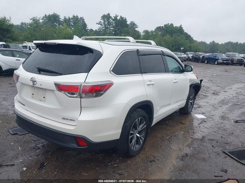 Vin: 5tdjkrfh9gs331442, lot: 46056850, toyota highlander xle v6 20164