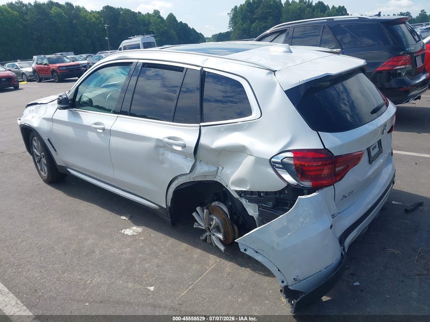 BMW X3 2019 VIN 5UXTR7C53KLR50615