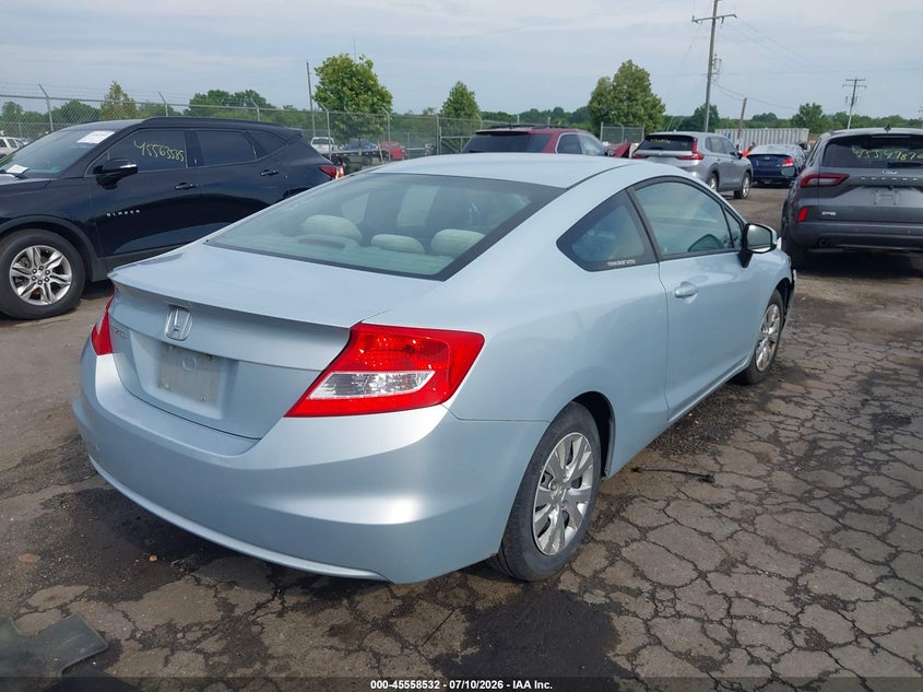 2012 HONDA CIVIC auction photo 4