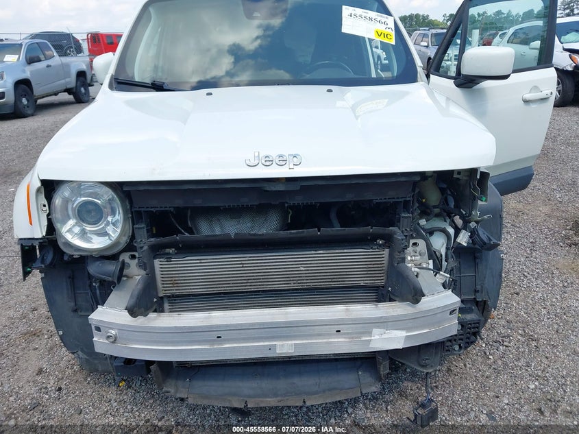 2018 Jeep Renegade Latitude Fwd VIN: ZACCJABB9JPG70575 Lot: 45558566