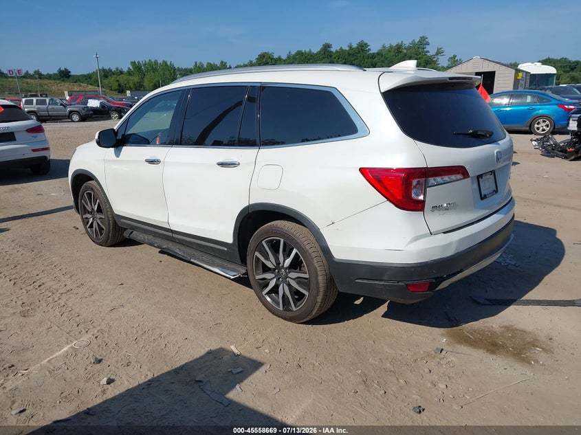 Vin: 5fnyf6h64kb034704, lot: 46056998, honda pilot touring 20193