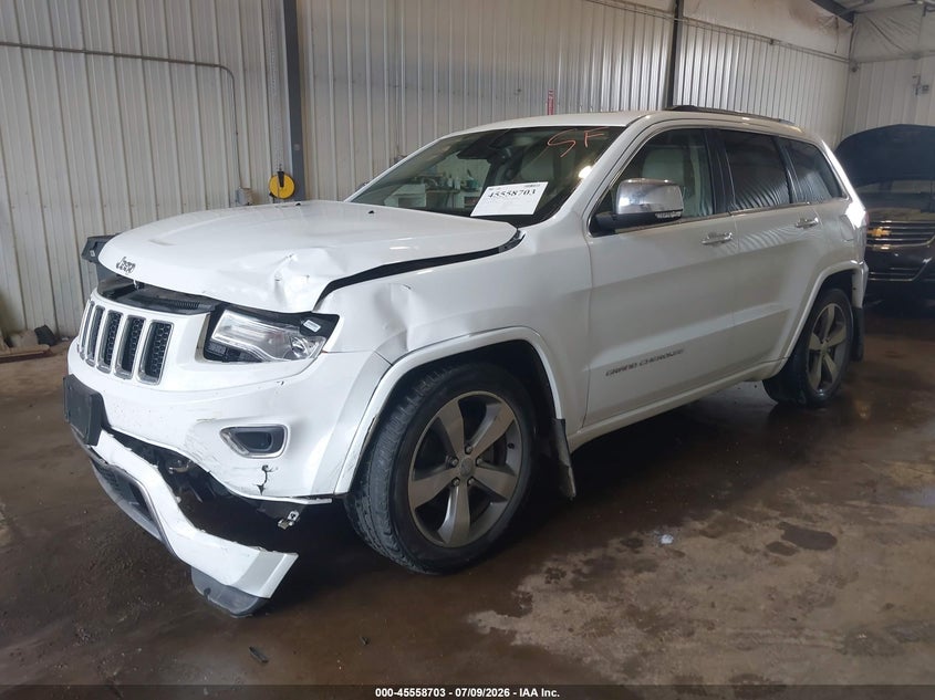 2014 Jeep Grand Cherokee, Удар спереди, IAAI, VIN 1C4RJFCG8EC239396 — фото 2