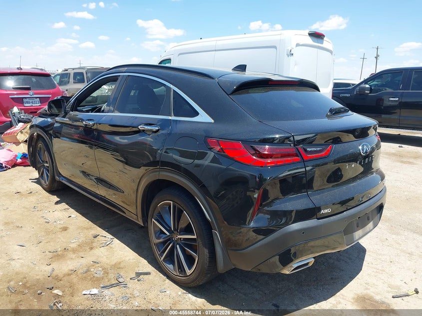 Vin: 3pcaj5lr4pf106875, lot: 46057073, infiniti qx55 sensory awd 20233