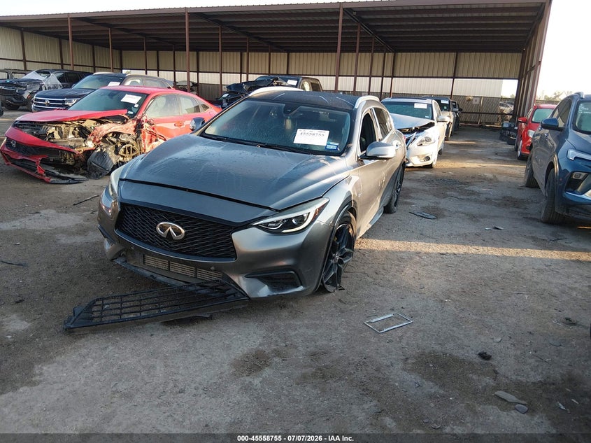Vin: sjkch5cp7ka011356, lot: 46057084, infiniti qx30 luxe 20192