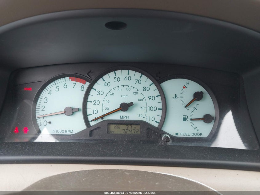 2004 TOYOTA COROLLA auction photo 7