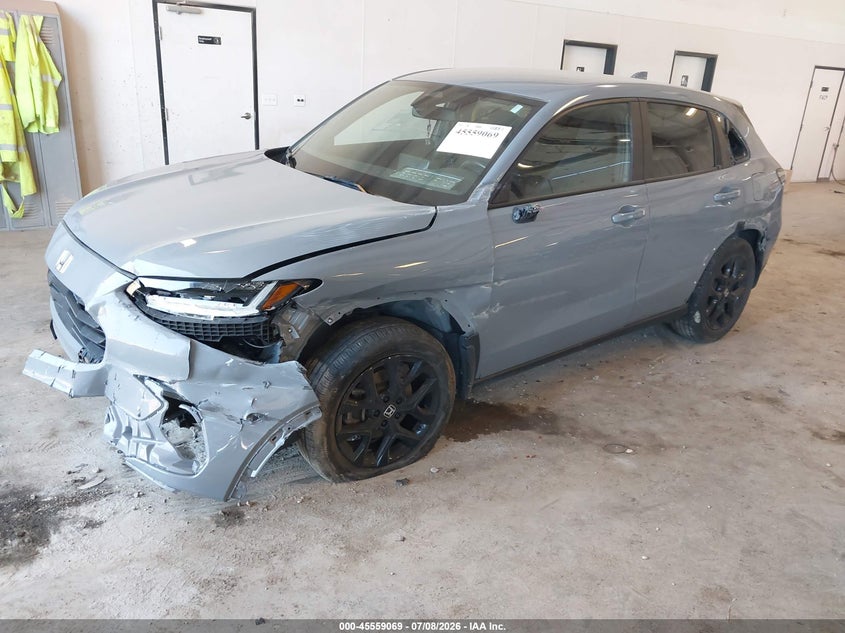 2024 Honda Hr-V Awd Sport/Awd Sport W/O Bsi, Лівий бік, IAAI, VIN 3CZRZ2H59RM786801 — фото 2