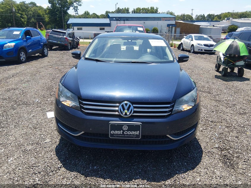 2013 Volkswagen Passat 2.5L Wolfsburg Edition VIN: 1VWAH7A39DC146977 Lot: 45559190