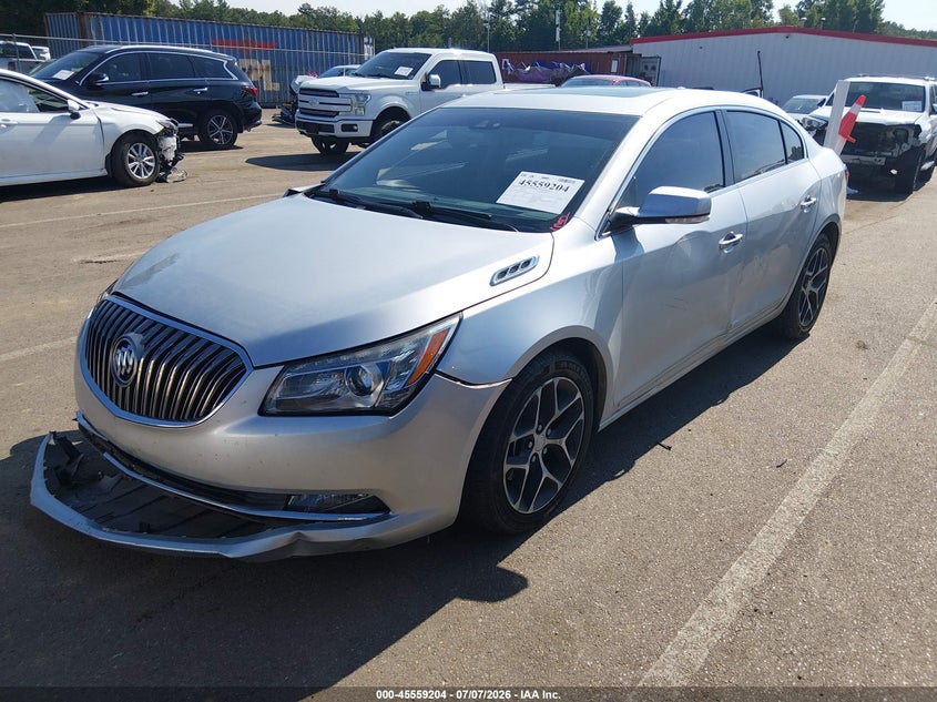 Vin: 1g4g45g3xgf201665, lot: 46057533, buick lacrosse sport touring 20162