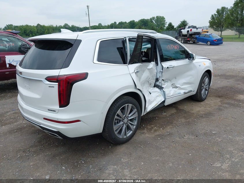 Vin: 1gykpcrs6sz129184, lot: 46057596, cadillac xt6 fwd premium luxury 20254