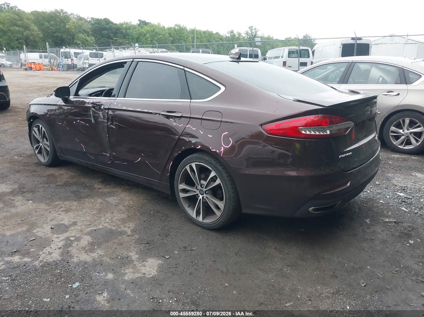 2019 FORD FUSION auction photo 3