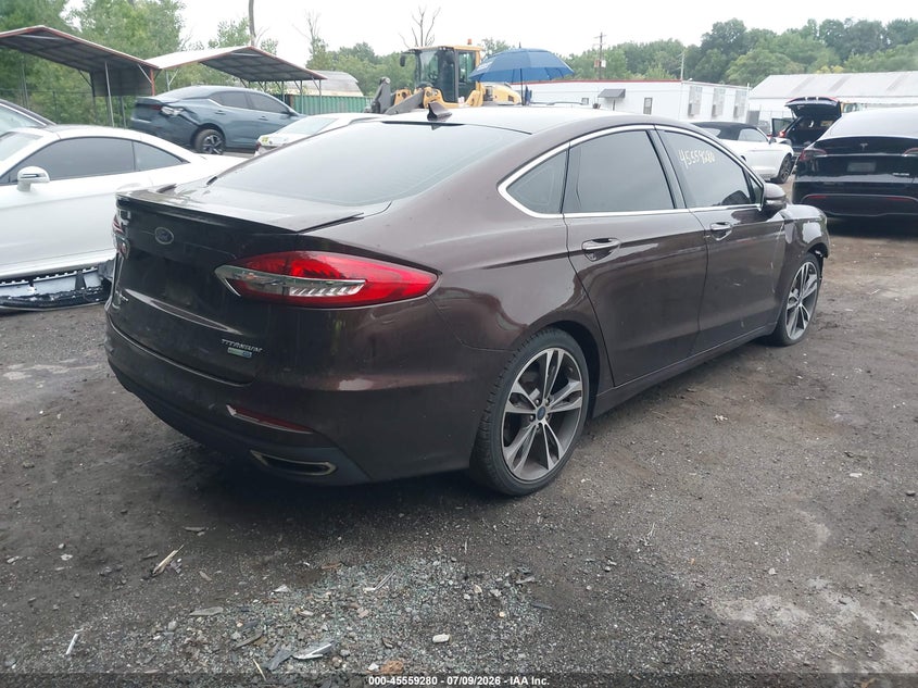 2019 FORD FUSION auction photo 4