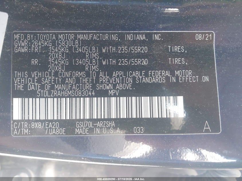 TOYOTA HIGHLANDER - zdjęcie 9