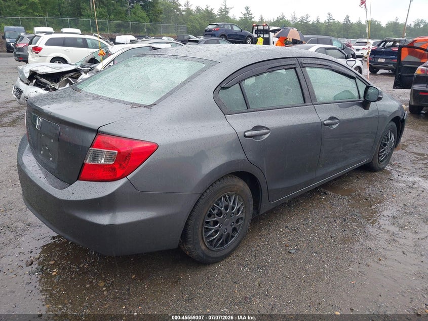 2012 HONDA CIVIC auction photo 4