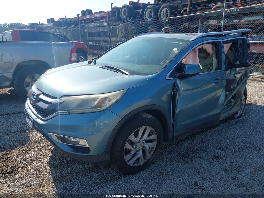 2015 Honda CR-V, Rear, IAAI, VIN 2HKRM3H75FH535447 — photo 2