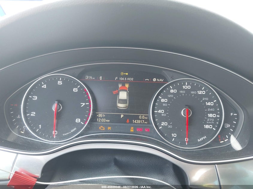 AUDI A6 2012 VIN WAUDFAFC8CN154628