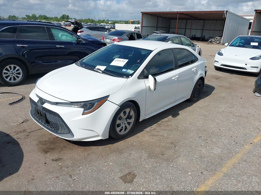 2021 Toyota Corolla, Rear, IAAI, VIN 5YFEPMAE7MP242802 — photo 2