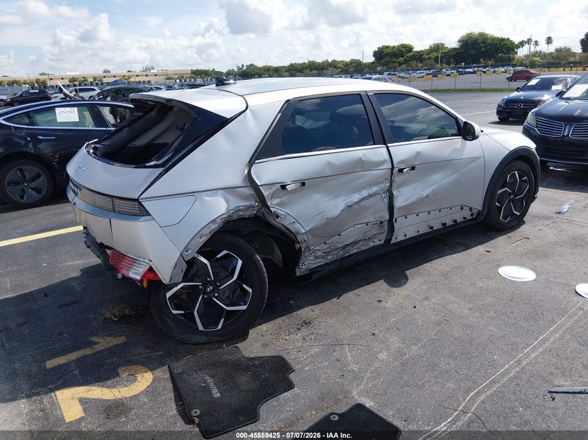 Vin: km8kn4dexru294743, lot: 46057754, hyundai ioniq 5 sel 20244