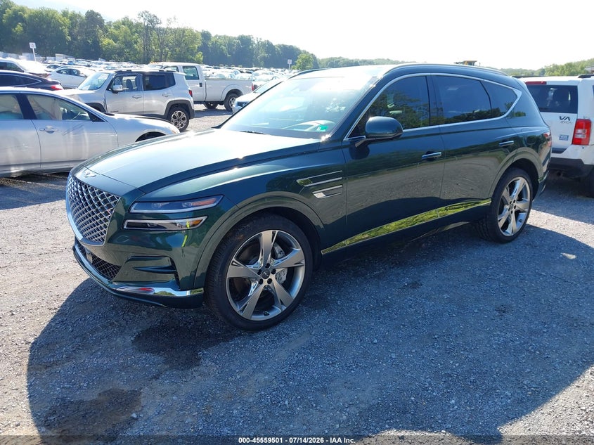 Vin: kmuhbdsb8nu100637, lot: 46057830, genesis gv80 2.5t awd 20222