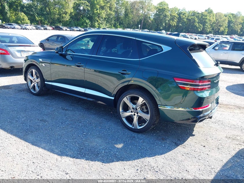 Vin: kmuhbdsb8nu100637, lot: 46057830, genesis gv80 2.5t awd 20223