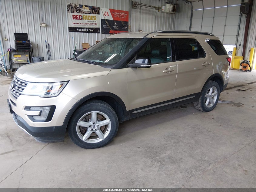 Vin: 1fm5k8d87hgc32415, lot: 46057877, ford explorer xlt 20172