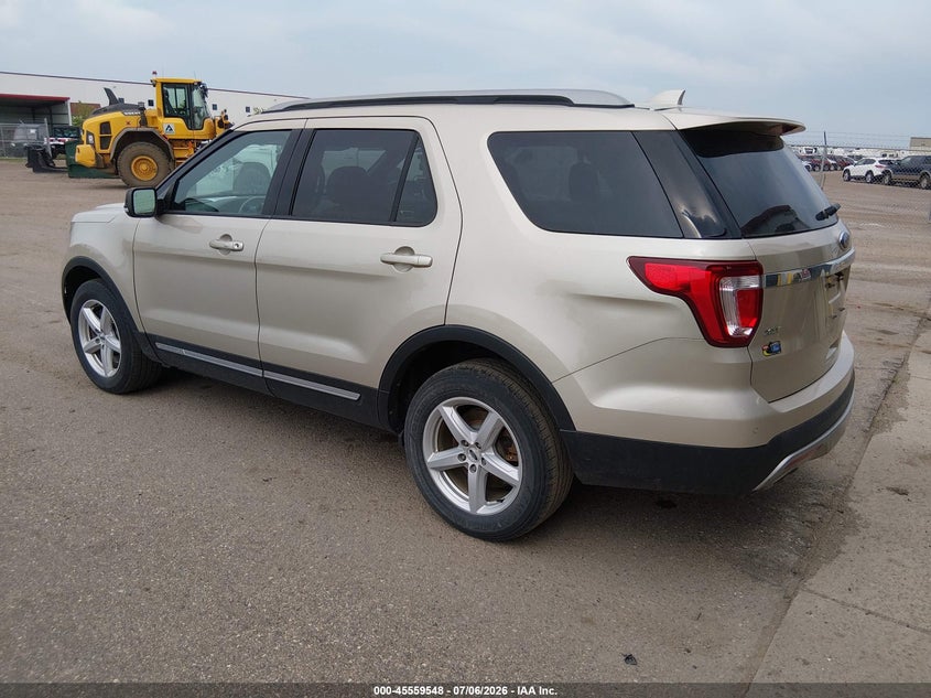 Vin: 1fm5k8d87hgc32415, lot: 46057877, ford explorer xlt 20173