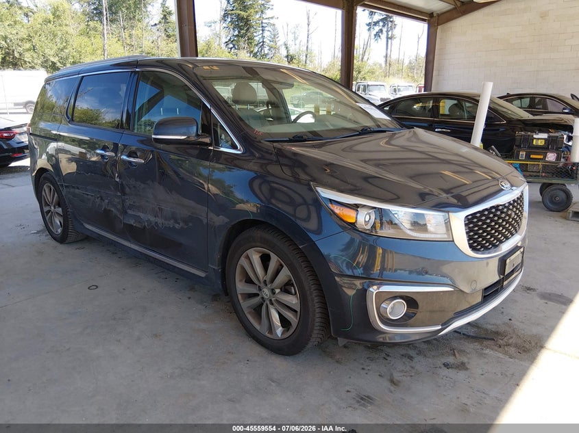 2016 Kia Sedona Sx Luxury, Правый бок, IAAI, VIN KNDME5C17G6117294