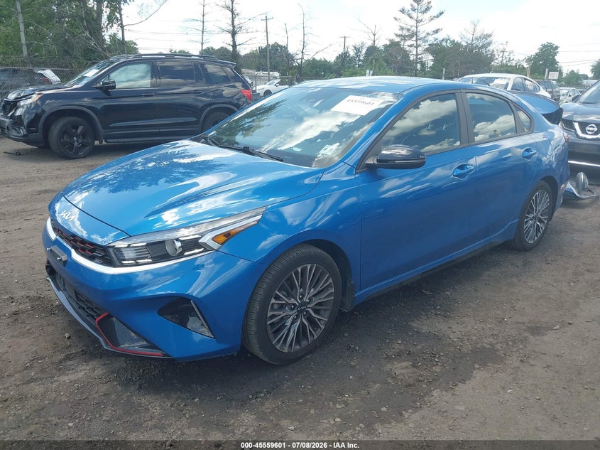 Vin: 3kpf54ad3pe586733, lot: 46057930, kia forte gt-line 20232