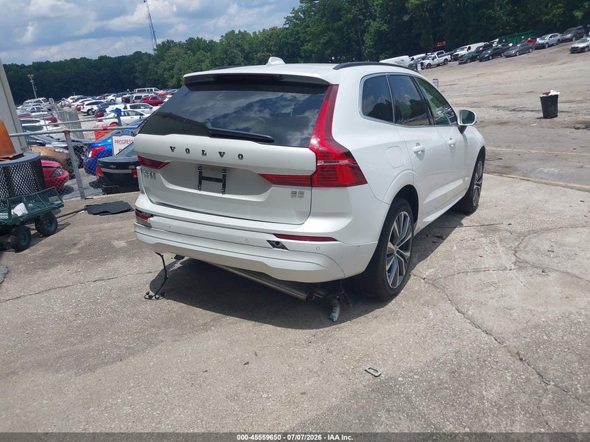 2022 Volvo Xc60 B5 Momentum VIN: YV4L12DK0N1003433 Lot: 45559650
