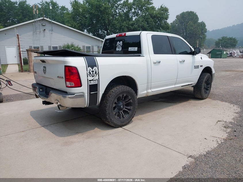 Vin: 1c6rr7lt4js294673, lot: 46058020, ram 1500 big horn  4x4 5'7 box 20184