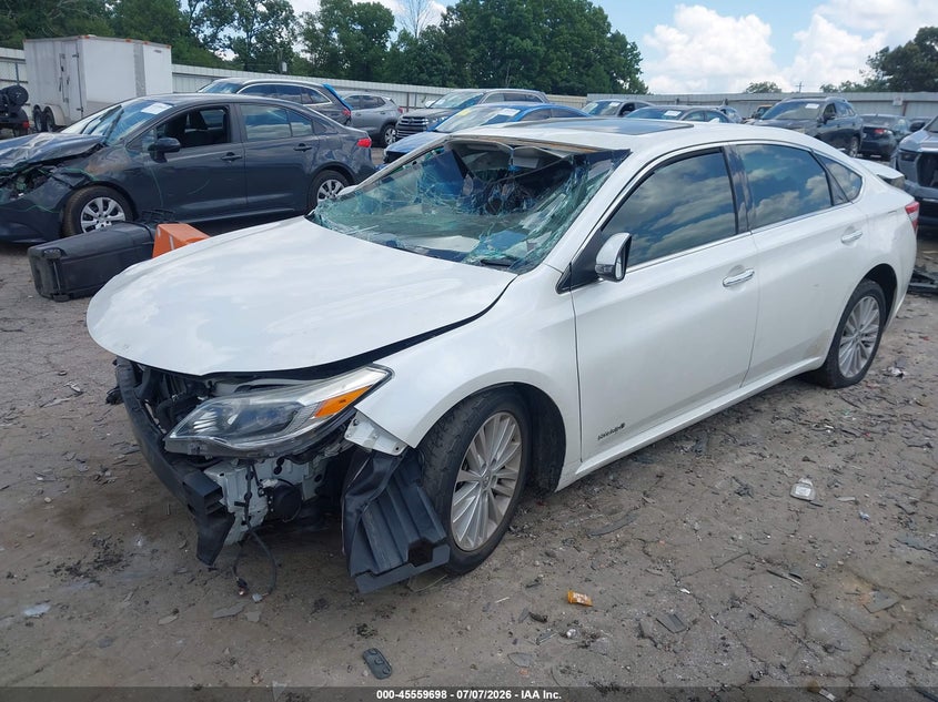 2013 Toyota Avalon, Front & Rear, IAAI, VIN 4T1BD1EB4DU012871 — photo 2