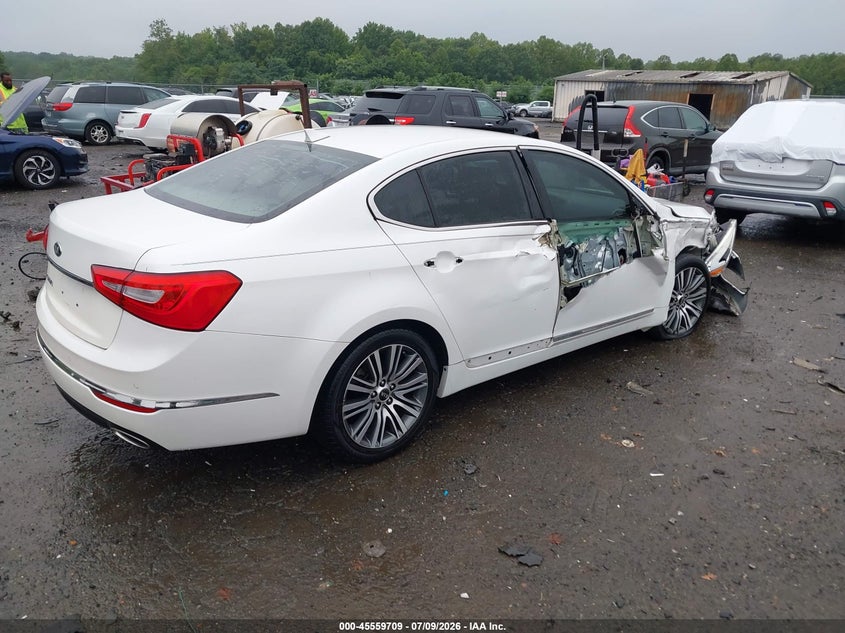 Vin: knaln4d70f5190825, lot: 46058038, kia cadenza premium 20154