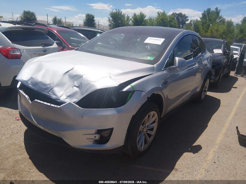 2016 Tesla Model X, All Over, IAAI, VIN 5YJXCBE27GF005722 — photo 2