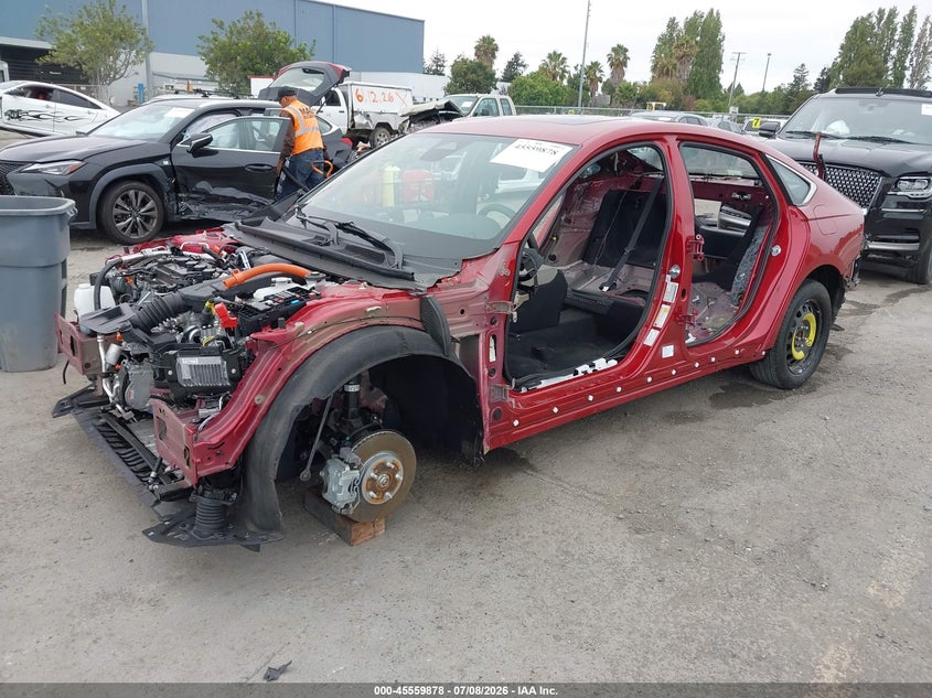 2025 Honda Accord Hybrid Ex-L, Front End, IAAI, VIN 1HGCY2F67SA001707 — photo 2