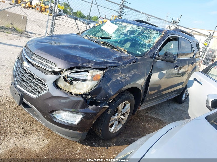 2016 Chevrolet Equinox, Перёд и зад, IAAI, VIN 2GNFLFEK4G6190053 — фото 2