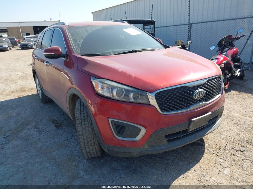 Vin: 5xypgda33gg169234, lot: 46058247, kia sorento 2.4l lx 20161